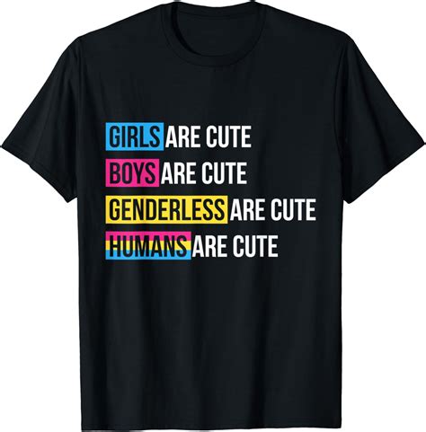 pansexual t shirt|Humans Are Cute Pansexual Pride Gift Pansexual T.